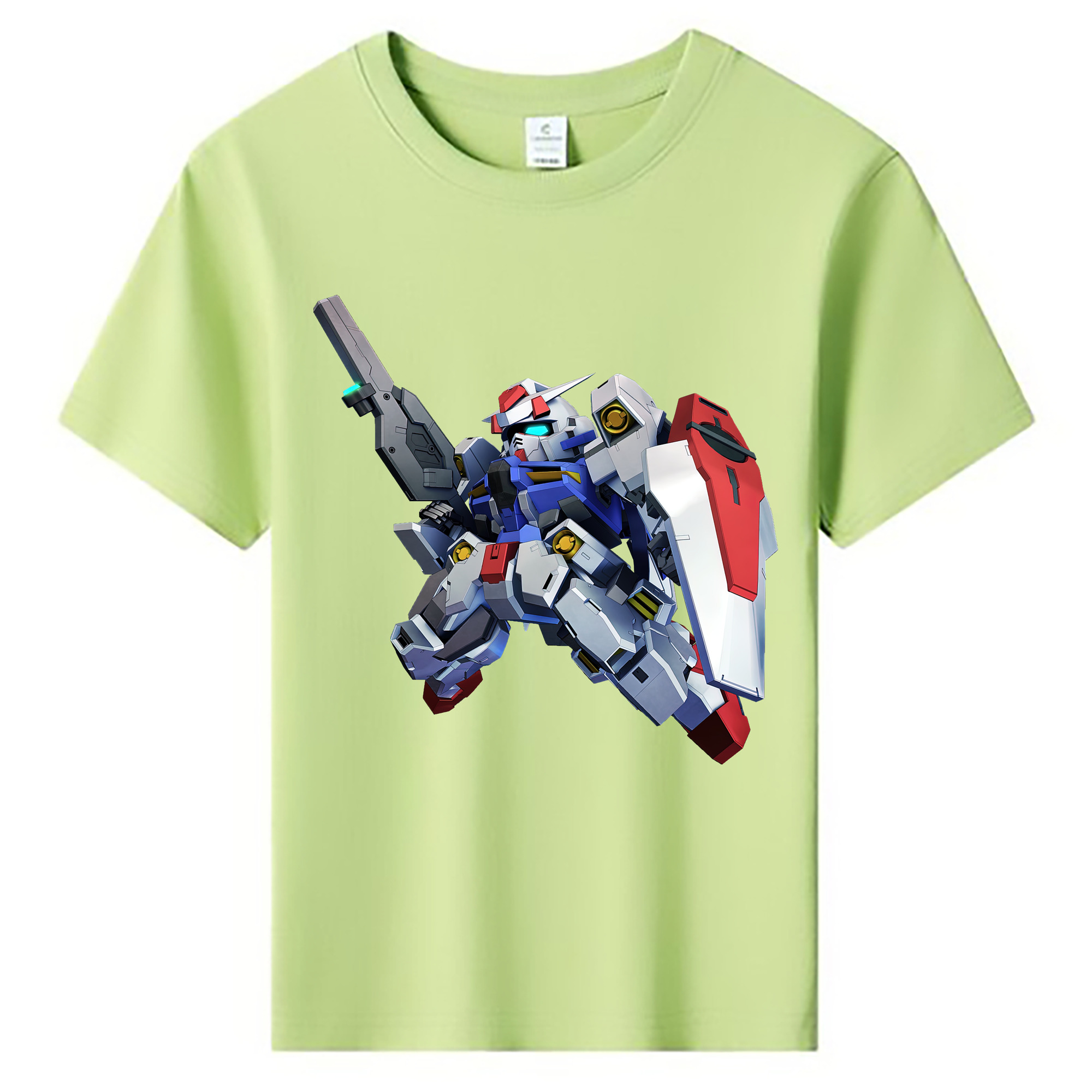 （画像用） 機動戦士ガンダム Mobile Suit Gundam 綿100％キッズTシャツ（フロントプリント）